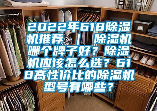 2022年618除濕機推薦 ｜ 除濕機哪個牌子好？除濕機應該怎么選？618高性價比的除濕機型號有哪些？