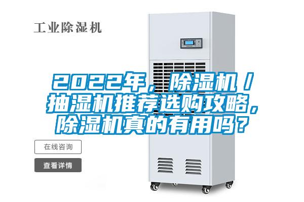 2022年，除濕機／抽濕機推薦選購攻略，除濕機真的有用嗎？