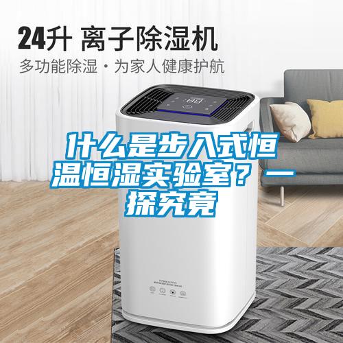 什么是步入式恒溫恒濕實驗室？一探究竟