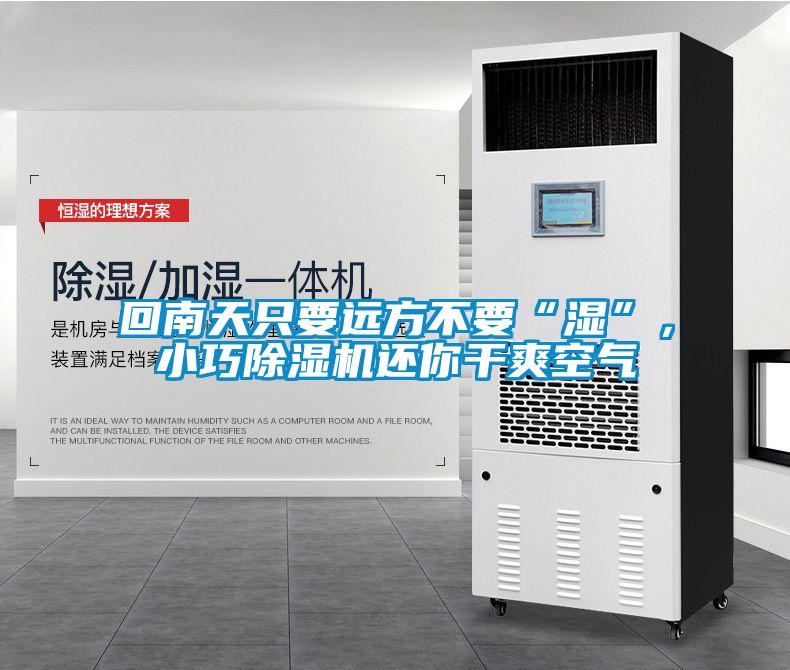 回南天只要遠方不要“濕”，小巧除濕機還你干爽空氣