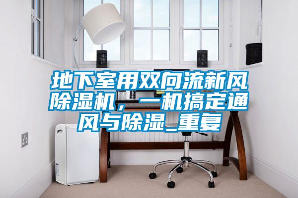 地下室用雙向流新風除濕機，一機搞定通風與除濕_重復