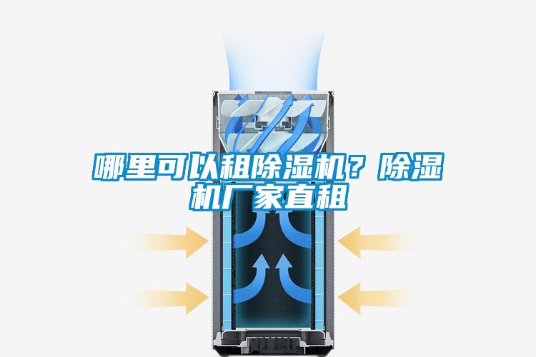 哪里可以租除濕機？除濕機廠家直租