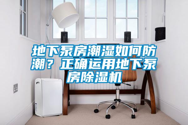 地下泵房潮濕如何防潮？正確運用地下泵房除濕機