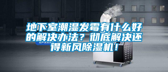 地下室潮濕發霉有什么好的解決辦法？徹底解決還得新風除濕機！