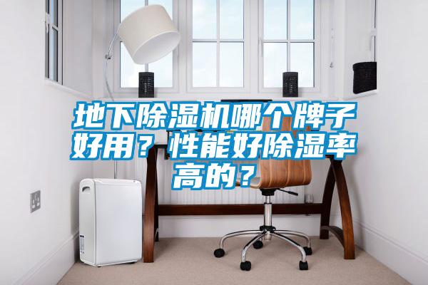 地下除濕機哪個牌子好用？性能好除濕率高的？