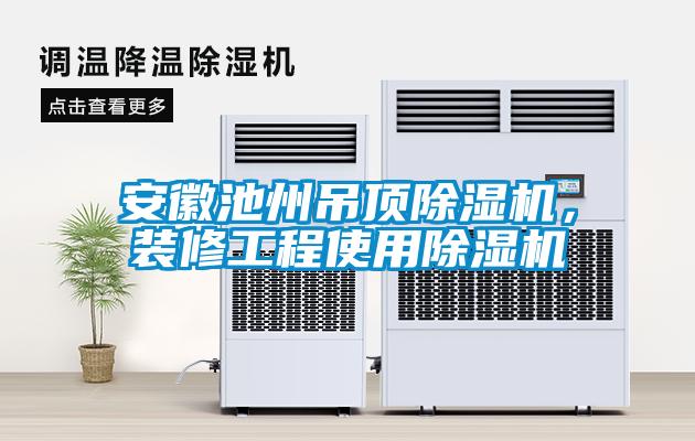 安徽池州吊頂除濕機，裝修工程使用除濕機