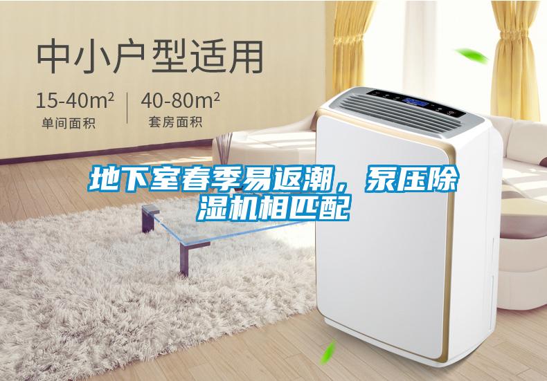 地下室春季易返潮，泵壓除濕機相匹配