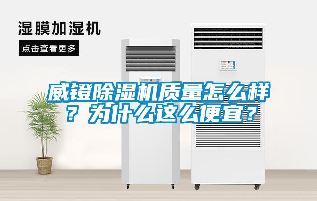 威鐙除濕機質量怎么樣？為什么這么便宜？