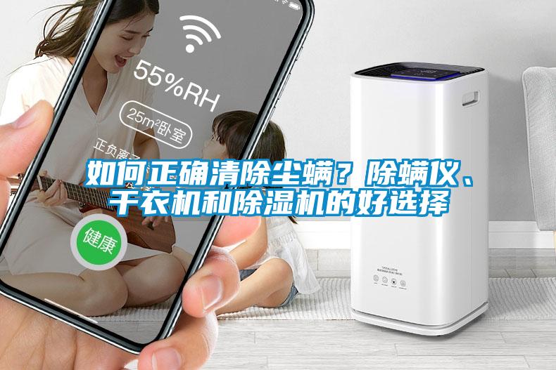 如何正確清除塵螨？除螨儀、干衣機和除濕機的好選擇