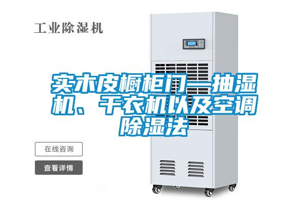實木皮櫥柜門—抽濕機、干衣機以及空調除濕法