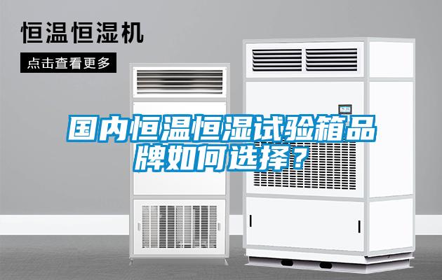 國內恒溫恒濕試驗箱品牌如何選擇？