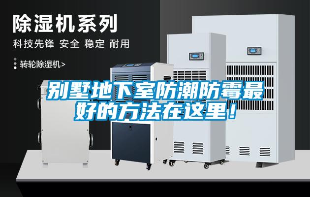 別墅地下室防潮防霉最好的方法在這里！