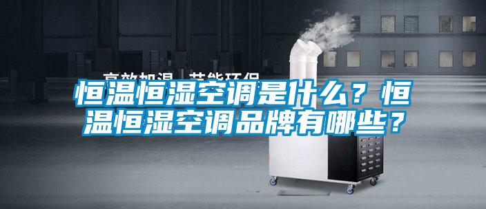 恒溫恒濕空調是什么？恒溫恒濕空調品牌有哪些？