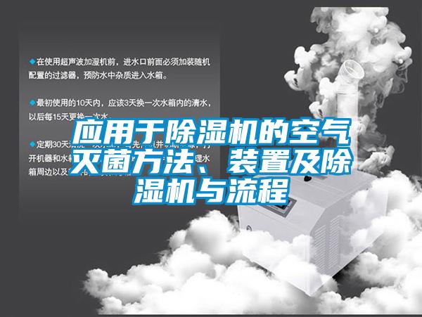 應用于除濕機的空氣滅菌方法、裝置及除濕機與流程