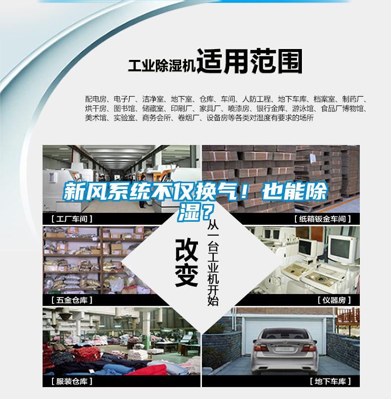 新風系統不僅換氣！也能除濕？