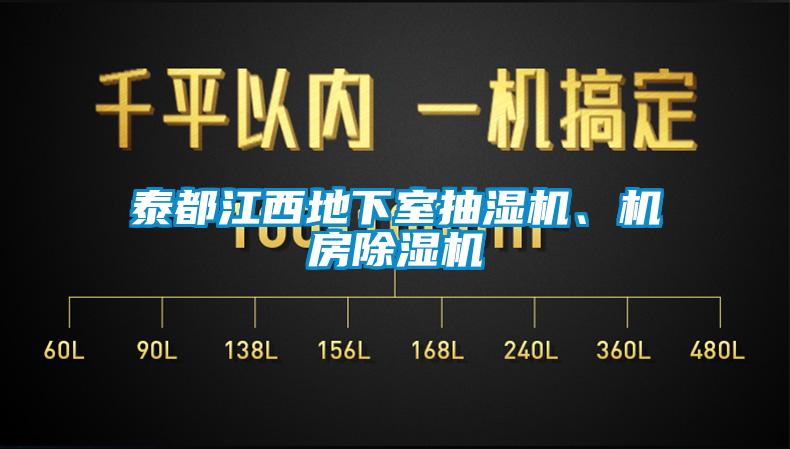 泰都江西地下室抽濕機、機房除濕機