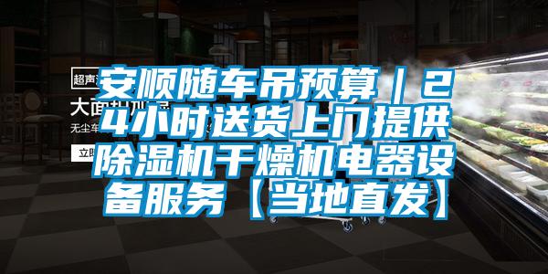 安順隨車吊預算｜24小時送貨上門提供除濕機干燥機電器設備服務【當地直發】