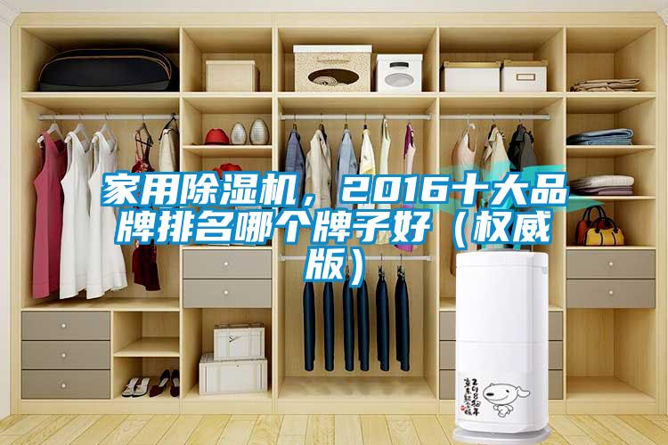 家用除濕機，2016十大品牌排名哪個牌子好（權威版）