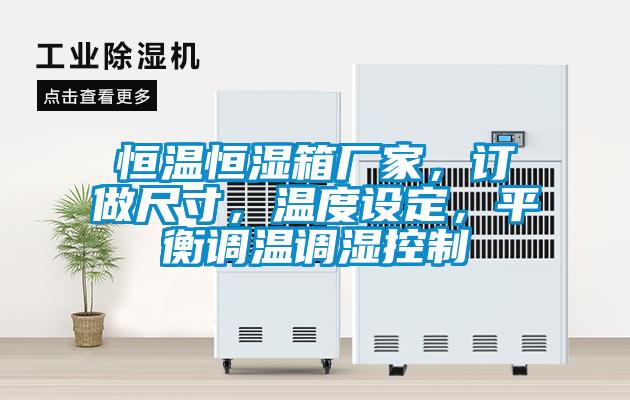恒溫恒濕箱廠家，訂做尺寸，溫度設定，平衡調溫調濕控制