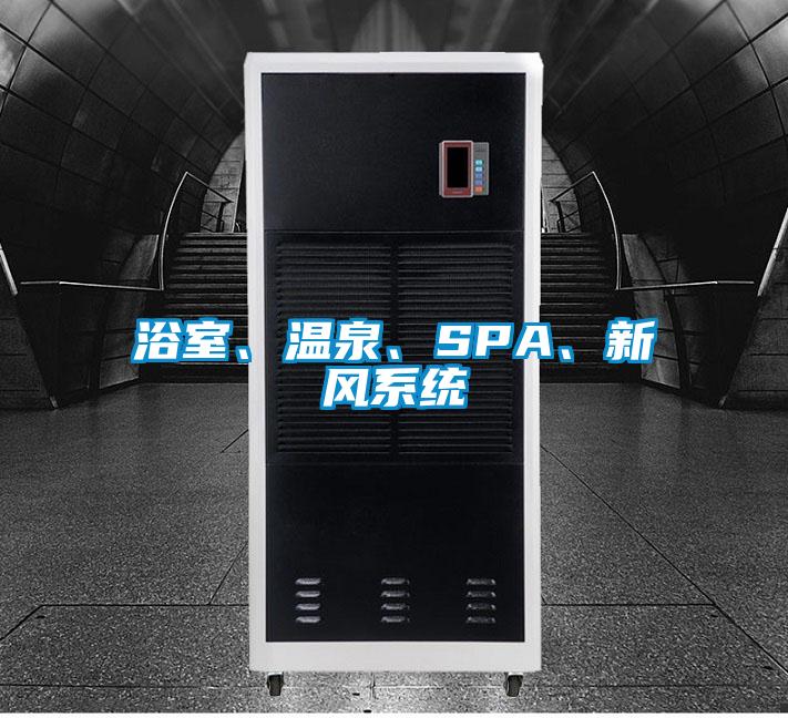 浴室、溫泉、SPA、新風系統