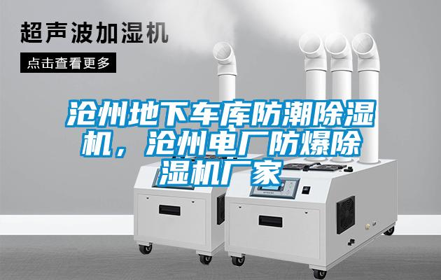 滄州地下車庫防潮除濕機，滄州電廠防爆除濕機廠家