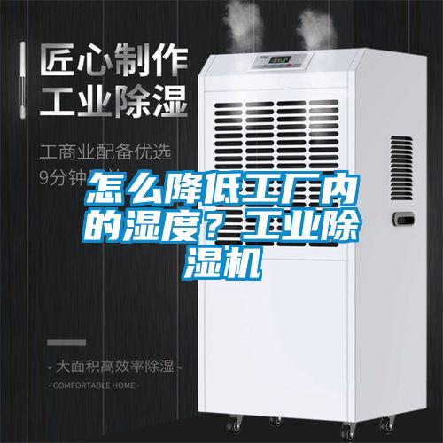 怎么降低工廠內的濕度？工業除濕機