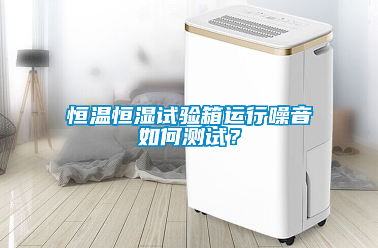 恒溫恒濕試驗箱運行噪音如何測試？