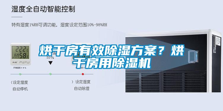 烘干房有效除濕方案？烘干房用除濕機