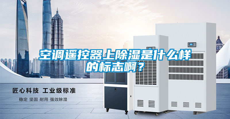 空調遙控器上除濕是什么樣的標志??？
