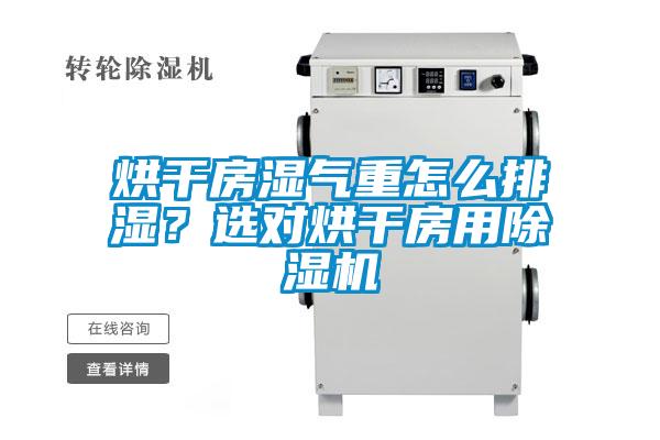 烘干房濕氣重怎么排濕？選對烘干房用除濕機