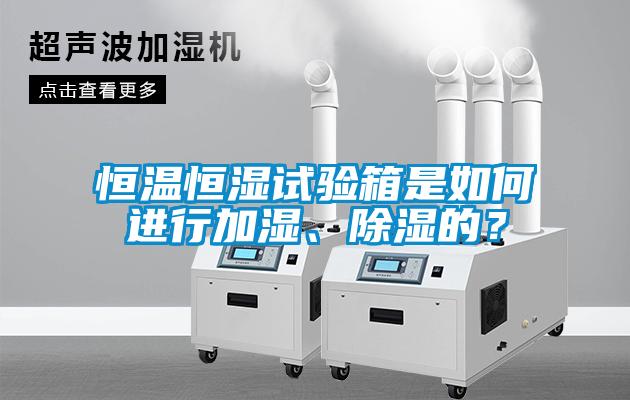 恒溫恒濕試驗箱是如何進行加濕、除濕的？