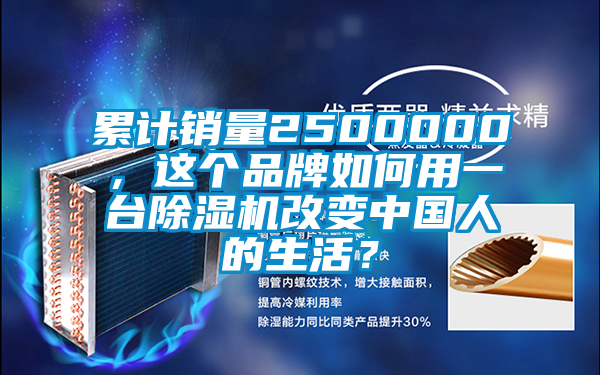 累計銷量2500000，這個品牌如何用一臺除濕機改變中國人的生活？