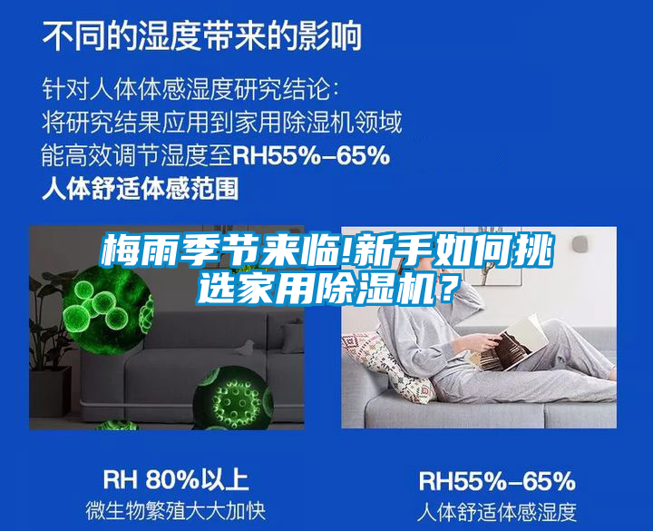 梅雨季節來臨!新手如何挑選家用除濕機？