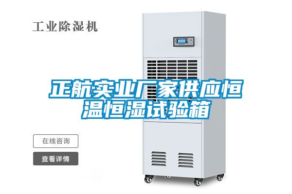正航實業廠家供應恒溫恒濕試驗箱