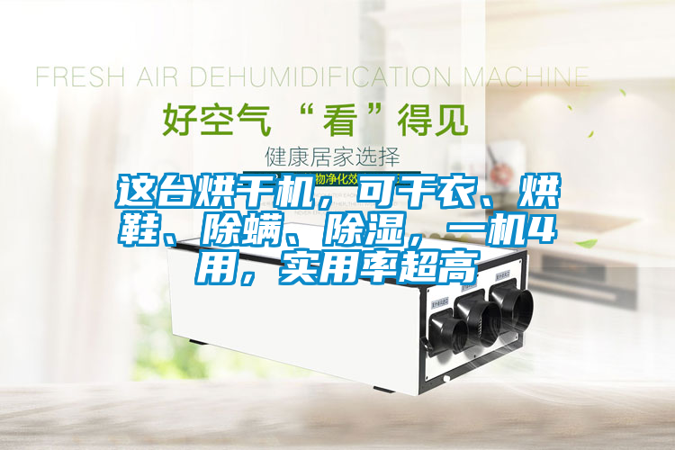 這臺烘干機，可干衣、烘鞋、除螨、除濕，一機4用，實用率超高