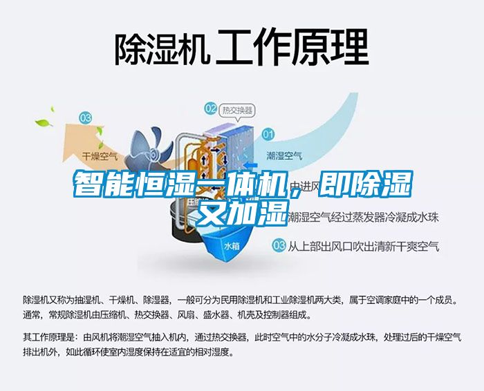 智能恒濕一體機，即除濕又加濕