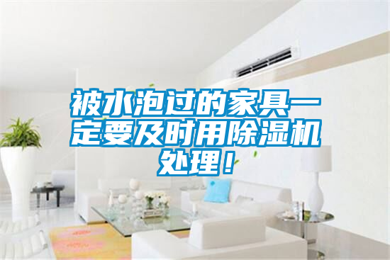 被水泡過的家具一定要及時用除濕機處理！