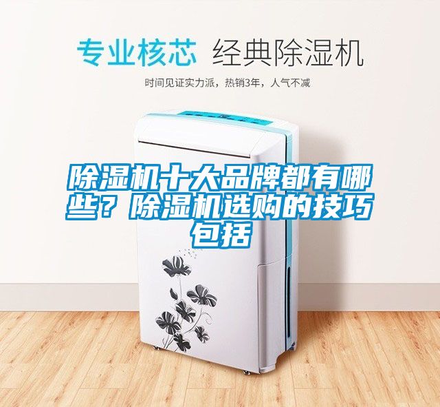 除濕機十大品牌都有哪些？除濕機選購的技巧包括