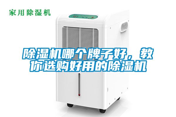 除濕機哪個牌子好，教你選購好用的除濕機