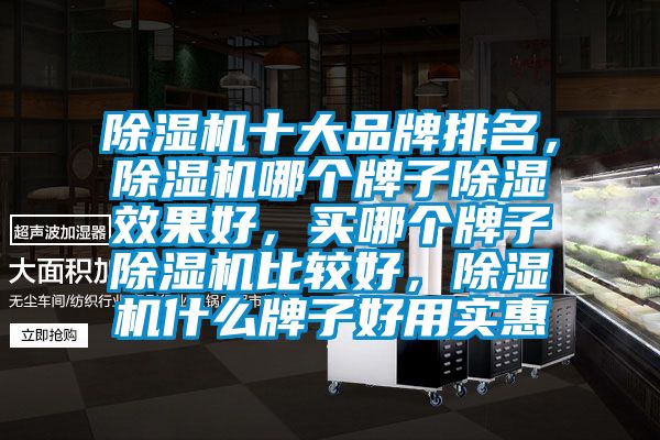 除濕機十大品牌排名，除濕機哪個牌子除濕效果好，買哪個牌子除濕機比較好，除濕機什么牌子好用實惠