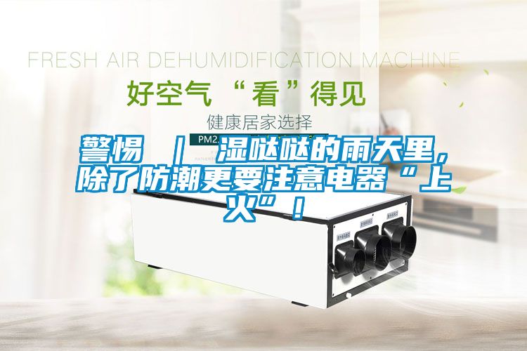 警惕 ｜ 濕噠噠的雨天里，除了防潮更要注意電器“上火”！