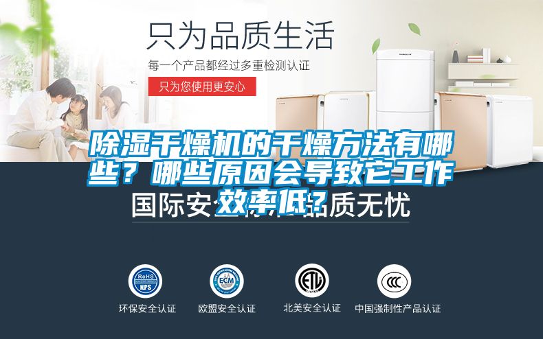除濕干燥機的干燥方法有哪些？哪些原因會導致它工作效率低？