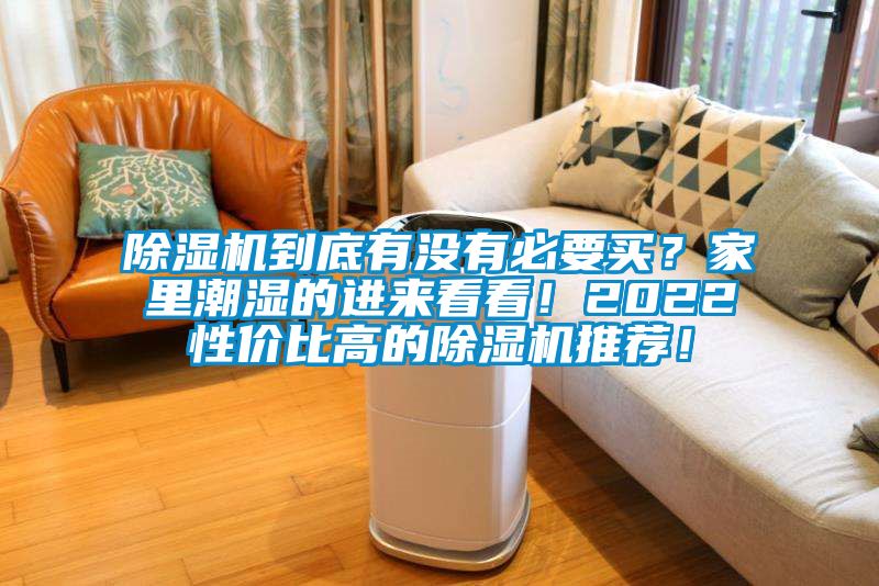 除濕機到底有沒有必要買？家里潮濕的進來看看！2022性價比高的除濕機推薦！