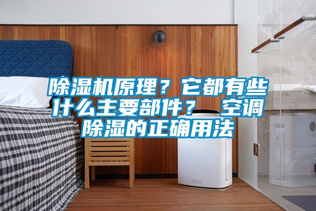 除濕機原理？它都有些什么主要部件？ 空調除濕的正確用法