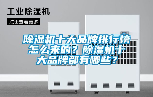 除濕機十大品牌排行榜怎么來的？除濕機十大品牌都有哪些？