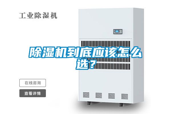 除濕機到底應該怎么選？