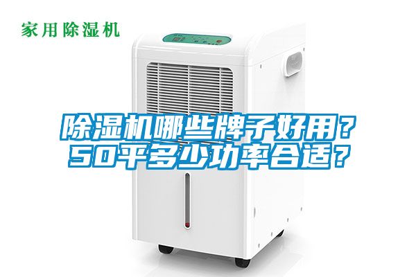 除濕機哪些牌子好用？50平多少功率合適？