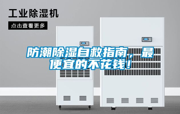 防潮除濕自救指南，最便宜的不花錢！