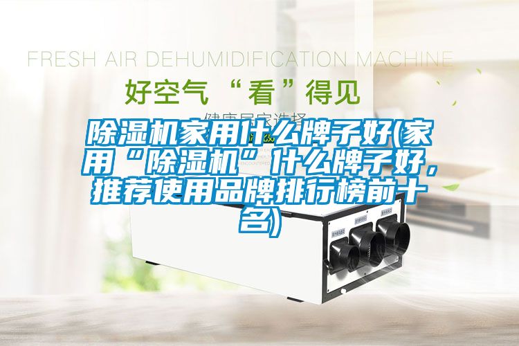 除濕機家用什么牌子好(家用“除濕機”什么牌子好，推薦使用品牌排行榜前十名)