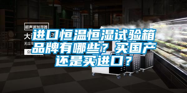 進口恒溫恒濕試驗箱品牌有哪些？買國產還是買進口？